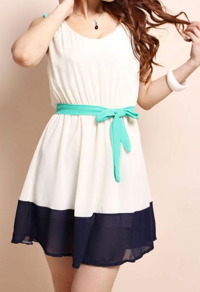 Multicolor uma peça Vestido (MF13)